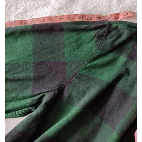 Boston Traders Men's Flannel Shirt Green XL Pre-Owned - Picture 3 of 11
